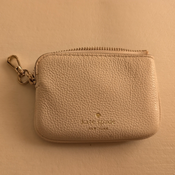 Kate Spade White Leather Wallet with Minimalist Design - Picture 2 of 6